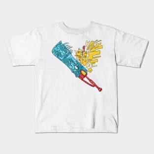 Monster Hunter Great Sword lined Kids T-Shirt